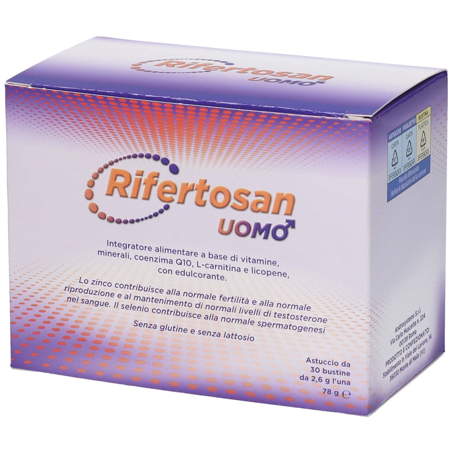 Rifertosan Uomo – 30 sachets
