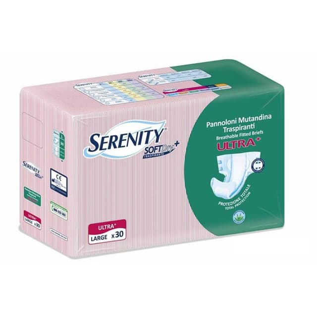 Serenity Pannolone Mutandina Fit Ultra Plus Taille L – 30 Pièces