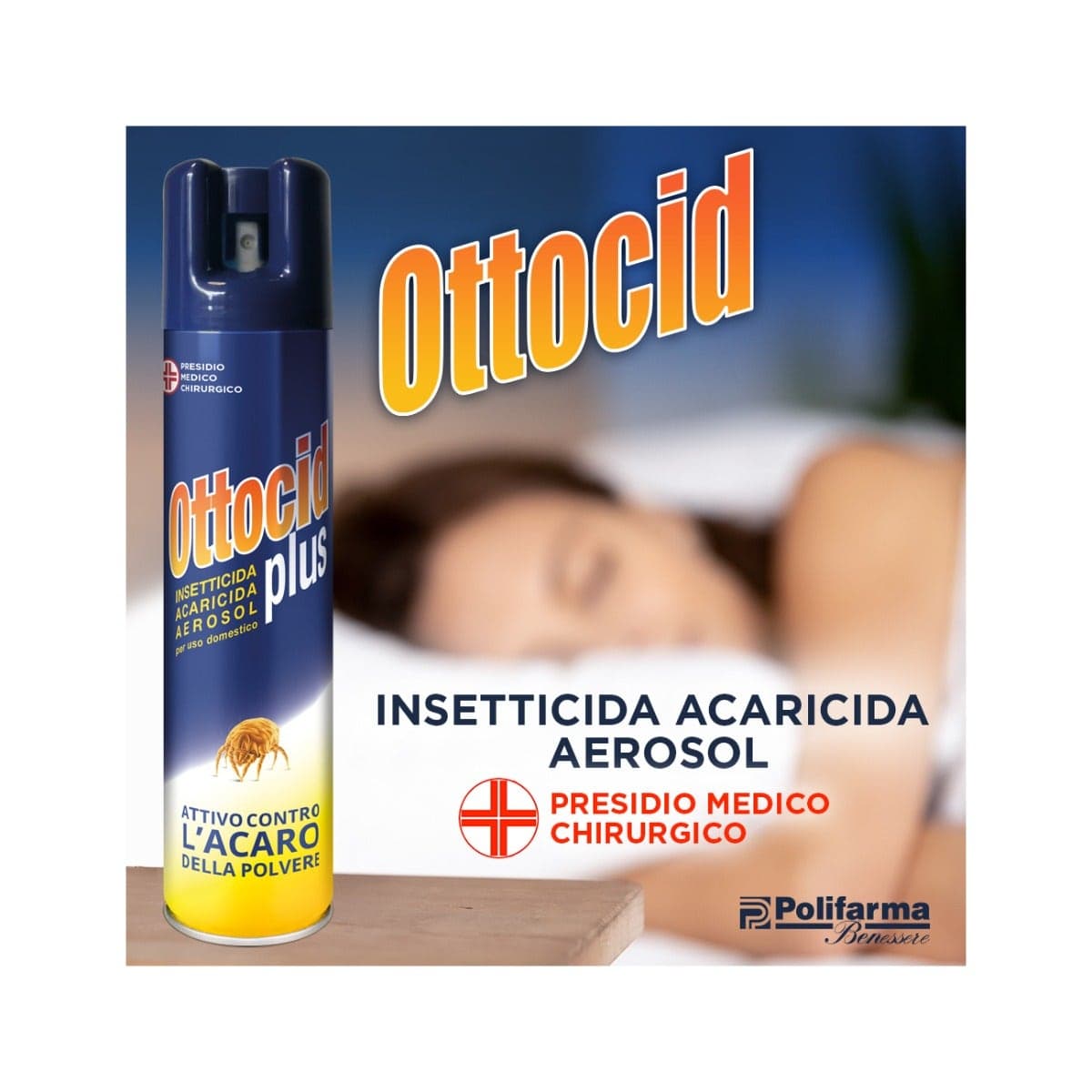 Ottocid Plus – 300 ml spray anti-acariens