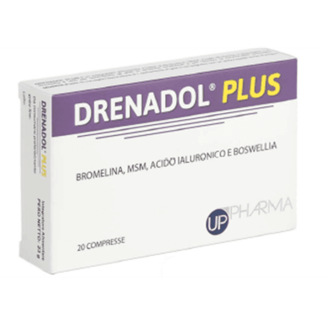 Broméline 300 mg + Boswellia – 20 comprimés | Drenadol Plus