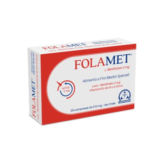 Complexe vitamines B + Calcium – 30 comprimés de 500 mg | FOLAMET