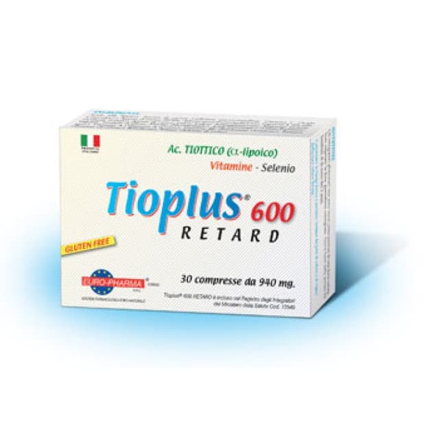 Acide alpha-lipoïque – 30 comprimés | Tioplus 600 Retard