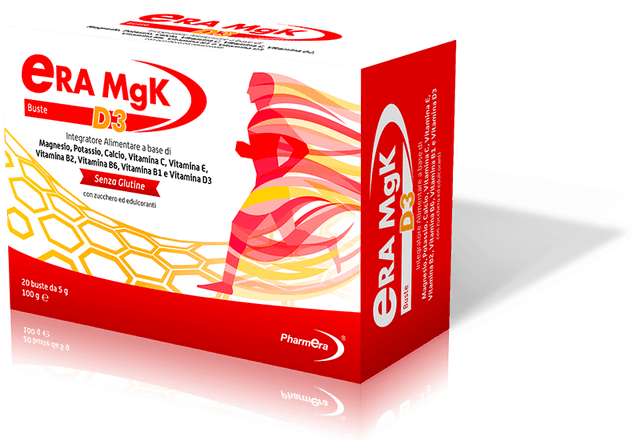 Magnésium + Potassium – 20 sachets | Era MGK D3