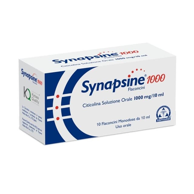 Choline 500 mg + Vitamine B5 – 10 flacons de 10 ml | Synapsine 1000