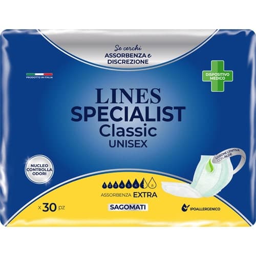 Lines Specialist Classic Extra Anatomiques – 30 pièces