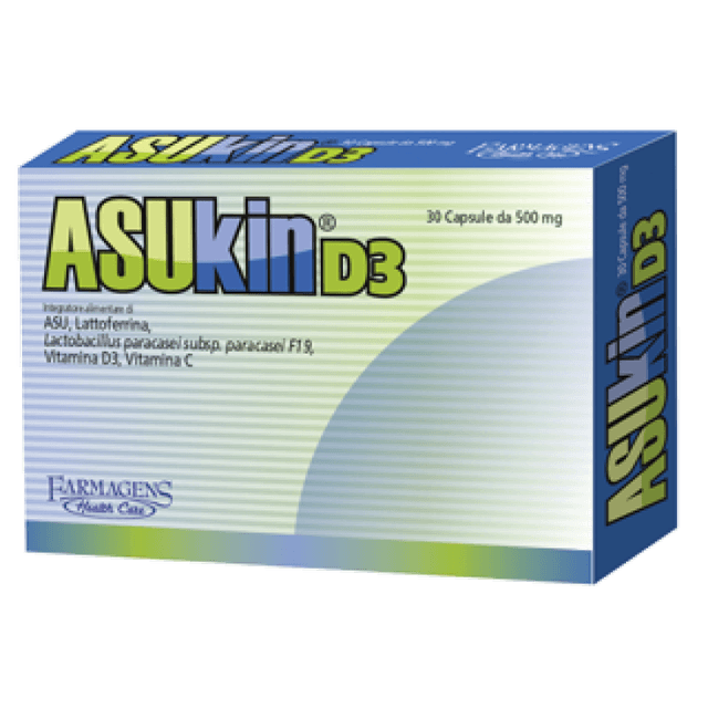 Vitamine D3 + Vitamine E – 30 gélules de 450 mg | Asukin D3