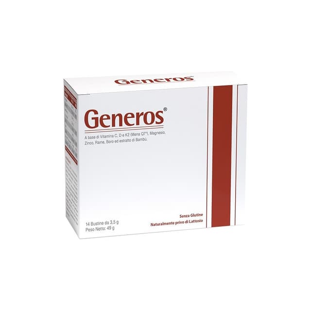Vitamines C, D, K2 + Magnésium et Zinc – 15 sachets | Generos