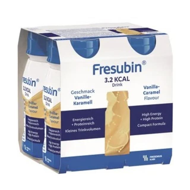 Collagène + Potassium – 4x125 ml | Fresubin 3.2 kcal Drink Vanille-Caramel