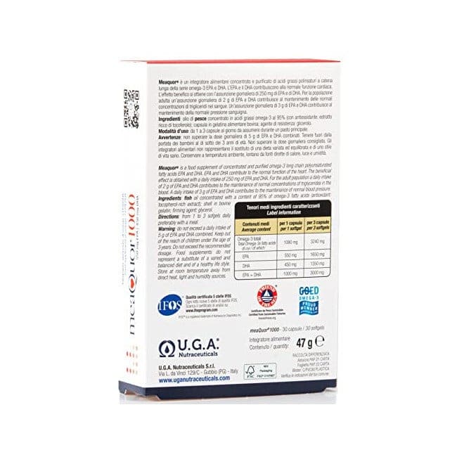 Oméga-3 – 30 gélules | Meaquor 1000