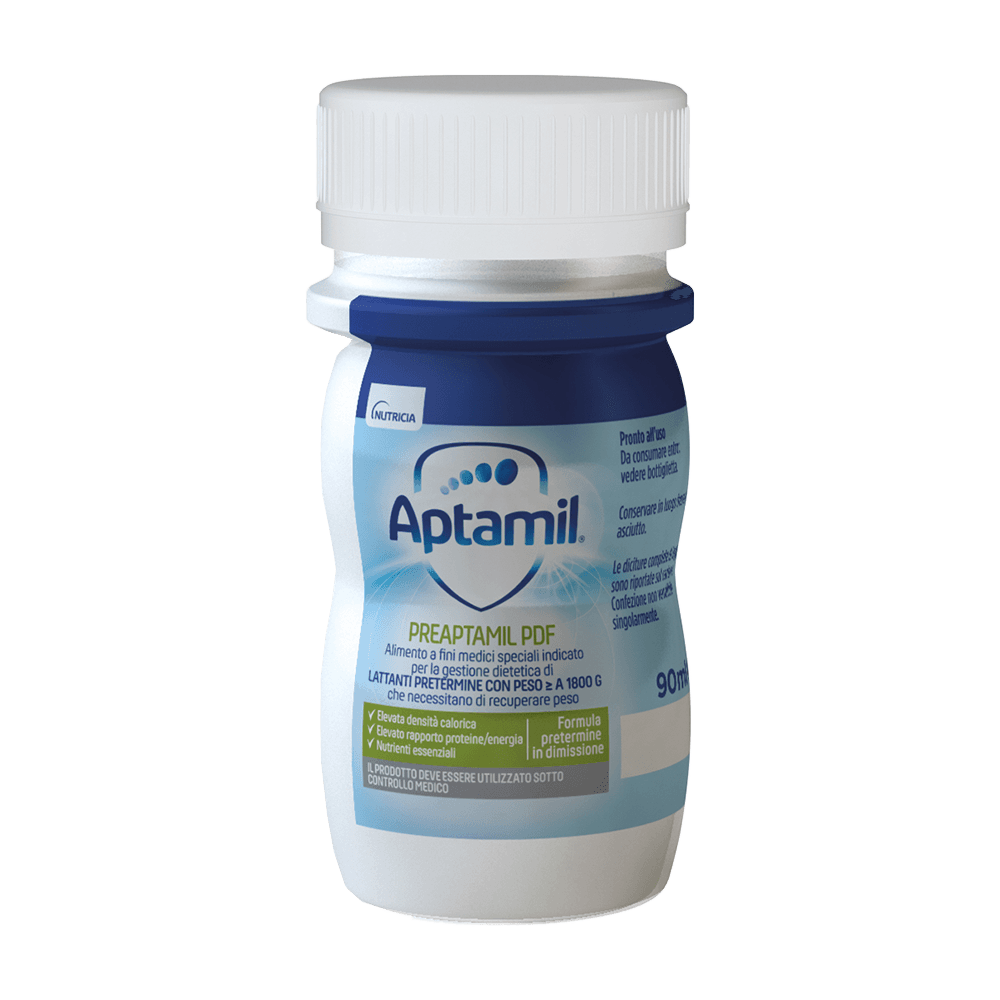 Aptamil PDF Liquide – 24 x 90 ml, formule pour prématurés