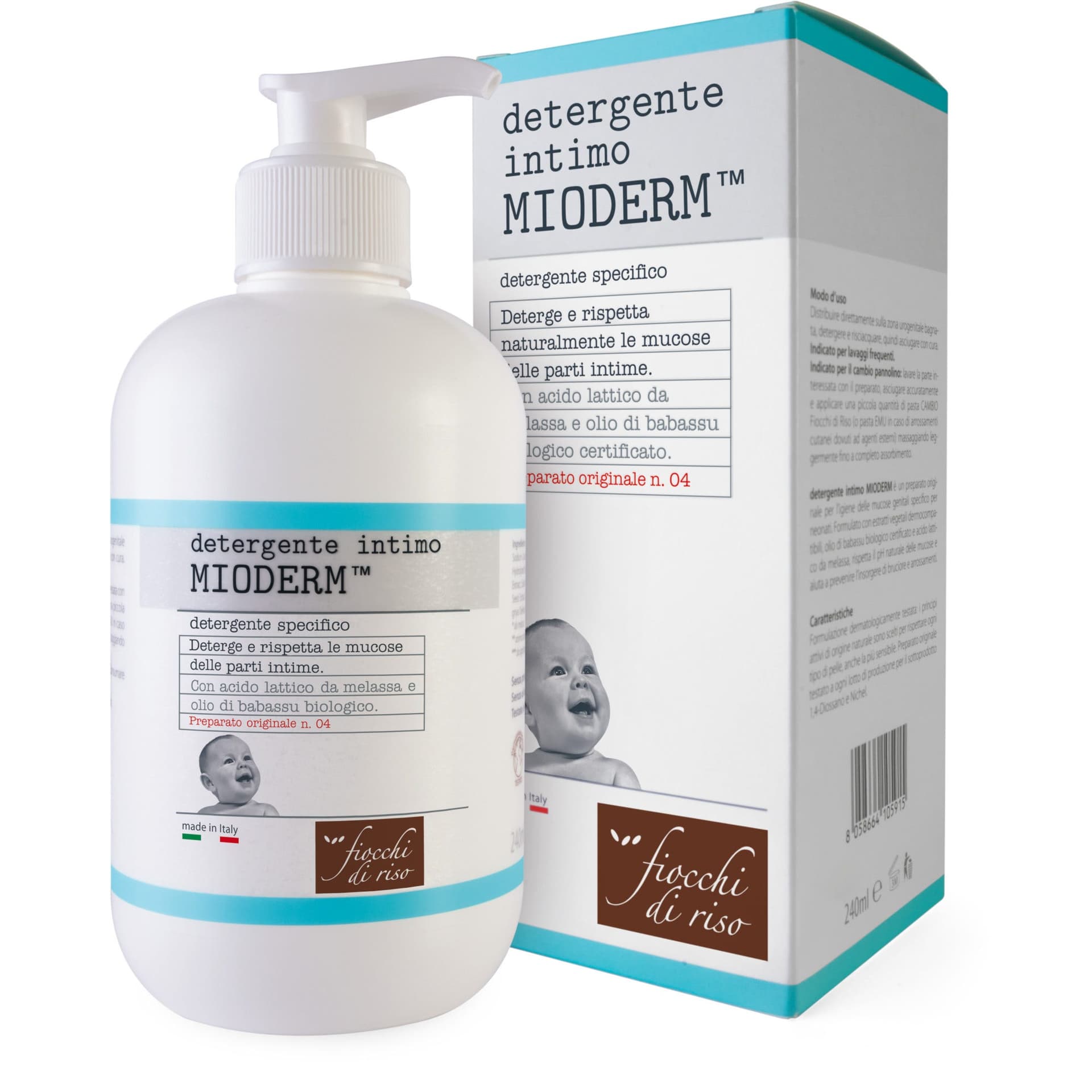 Fiocchi di Riso Mioderm Détergent Intime – Hygiène Délicate