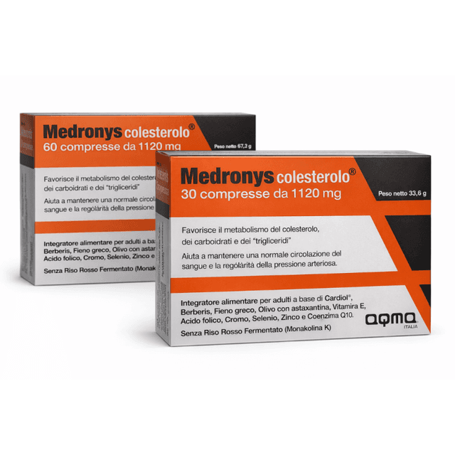 Chardon-Marie 500 mg + Berbérine – 60 comprimés | Medronys Colesterolo