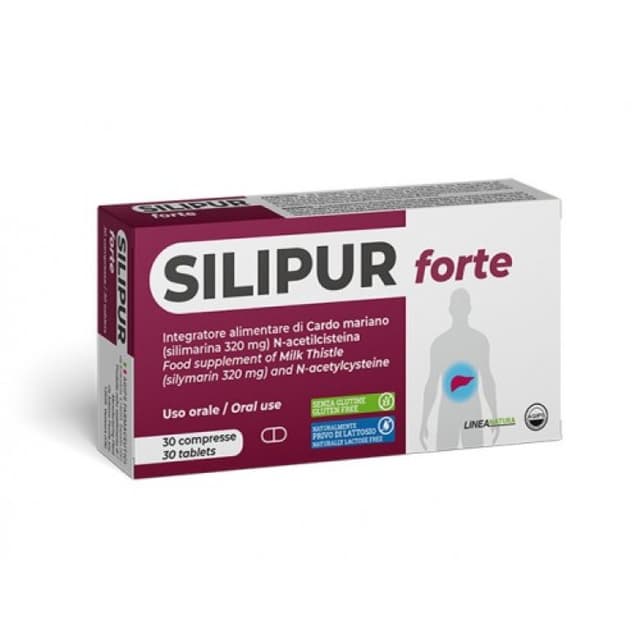 Chardon-Marie + N-acétylcystéine – 30 comprimés | Silipur Forte