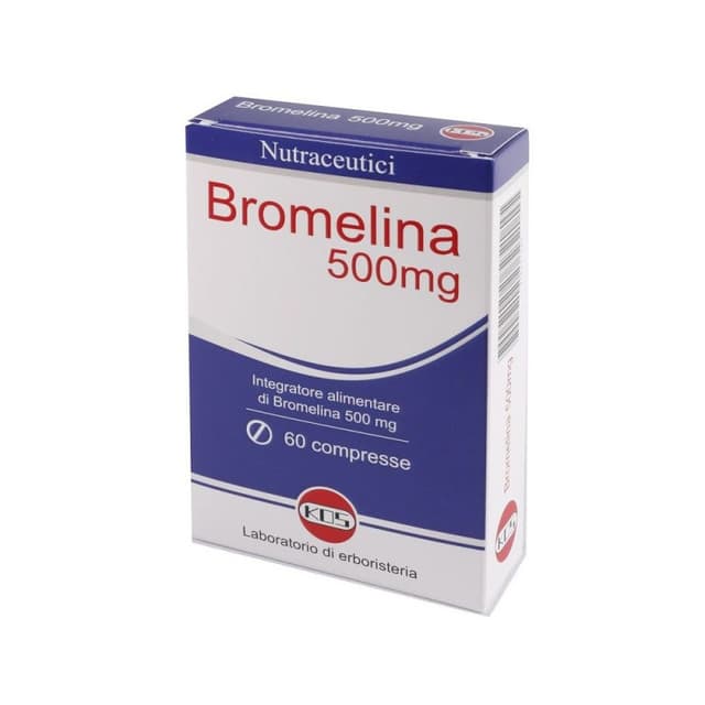 Broméline – 60 comprimés | Bromelina 500 mg KOS