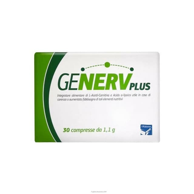 L-carnitine – 30 comprimés | Generv Plus