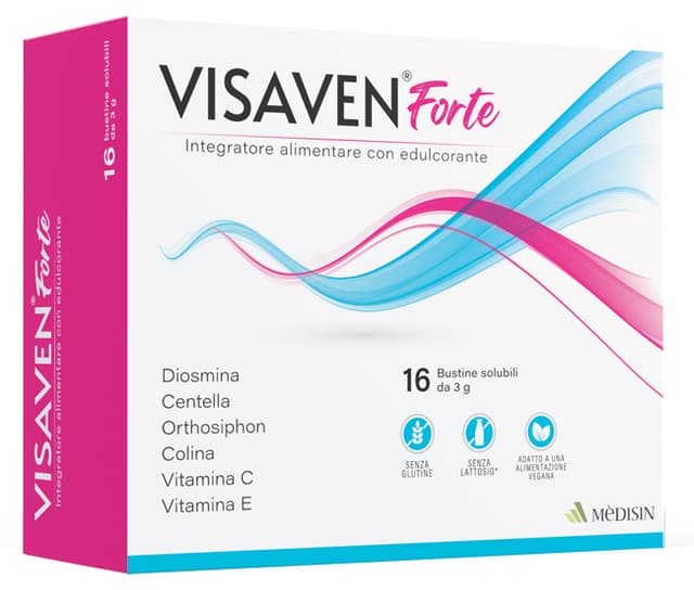 Diosmine 500 mg + Choline – 16 sachets solubles | Visaven Forte