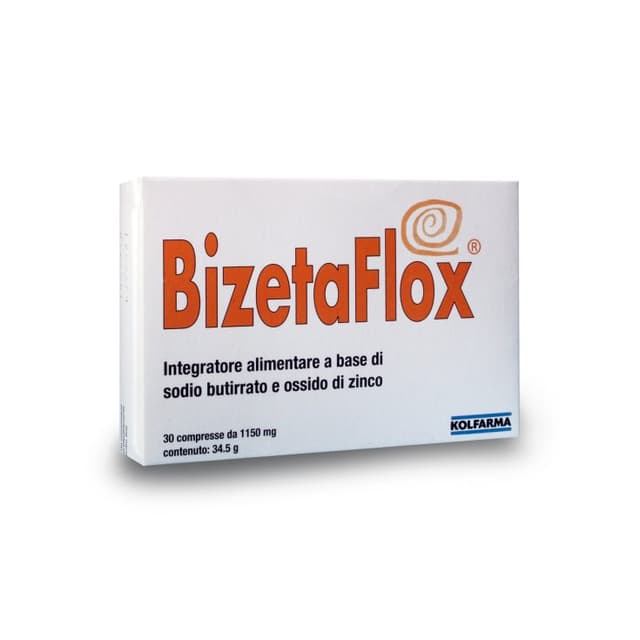 Acide butyrique + Zinc – 30 comprimés | Bizetaflox