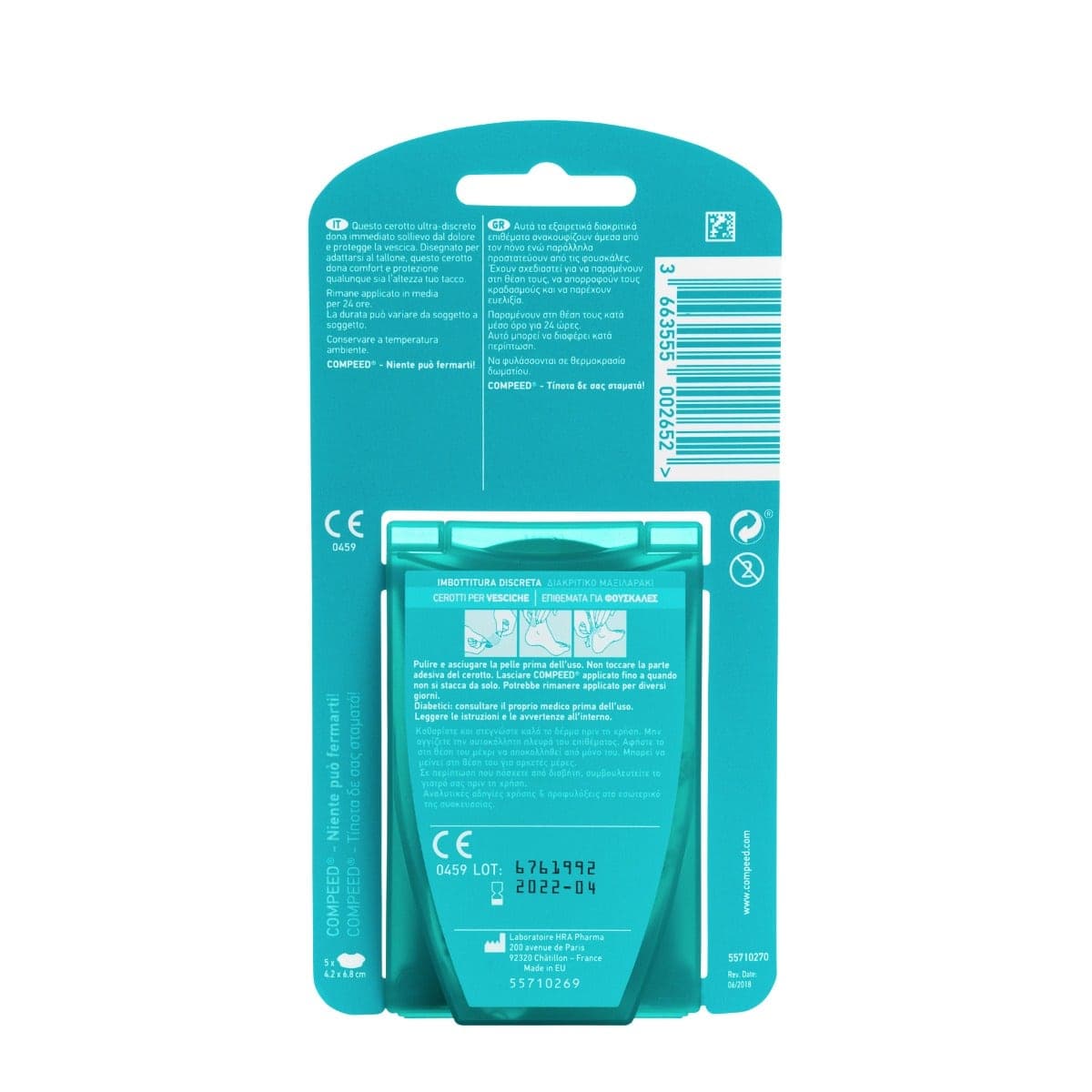 COMPEED Pansements Ampoules Talons – 5 pièces
