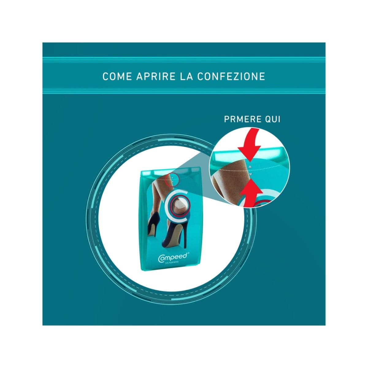 COMPEED Pansements Ampoules Talons – 5 pièces