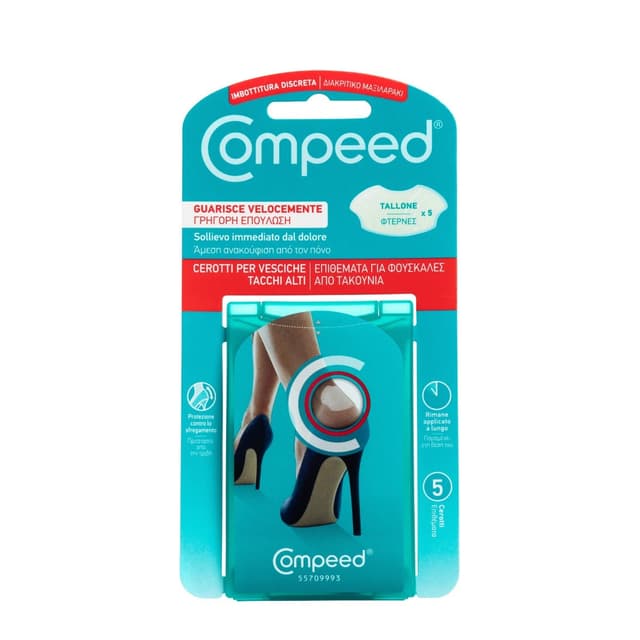 COMPEED Pansements Ampoules Talons – 5 pièces