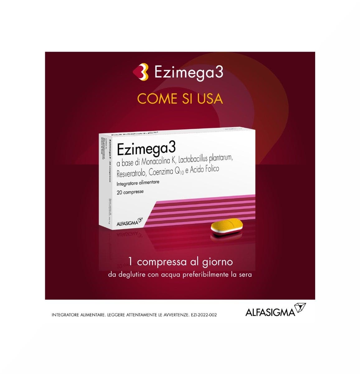Oméga-3 EPA et DHA – 20 comprimés | Ezimega 3