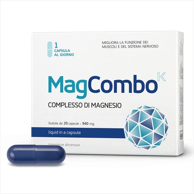 Magnésium + Électrolytes – 20 gélules | Magcombo