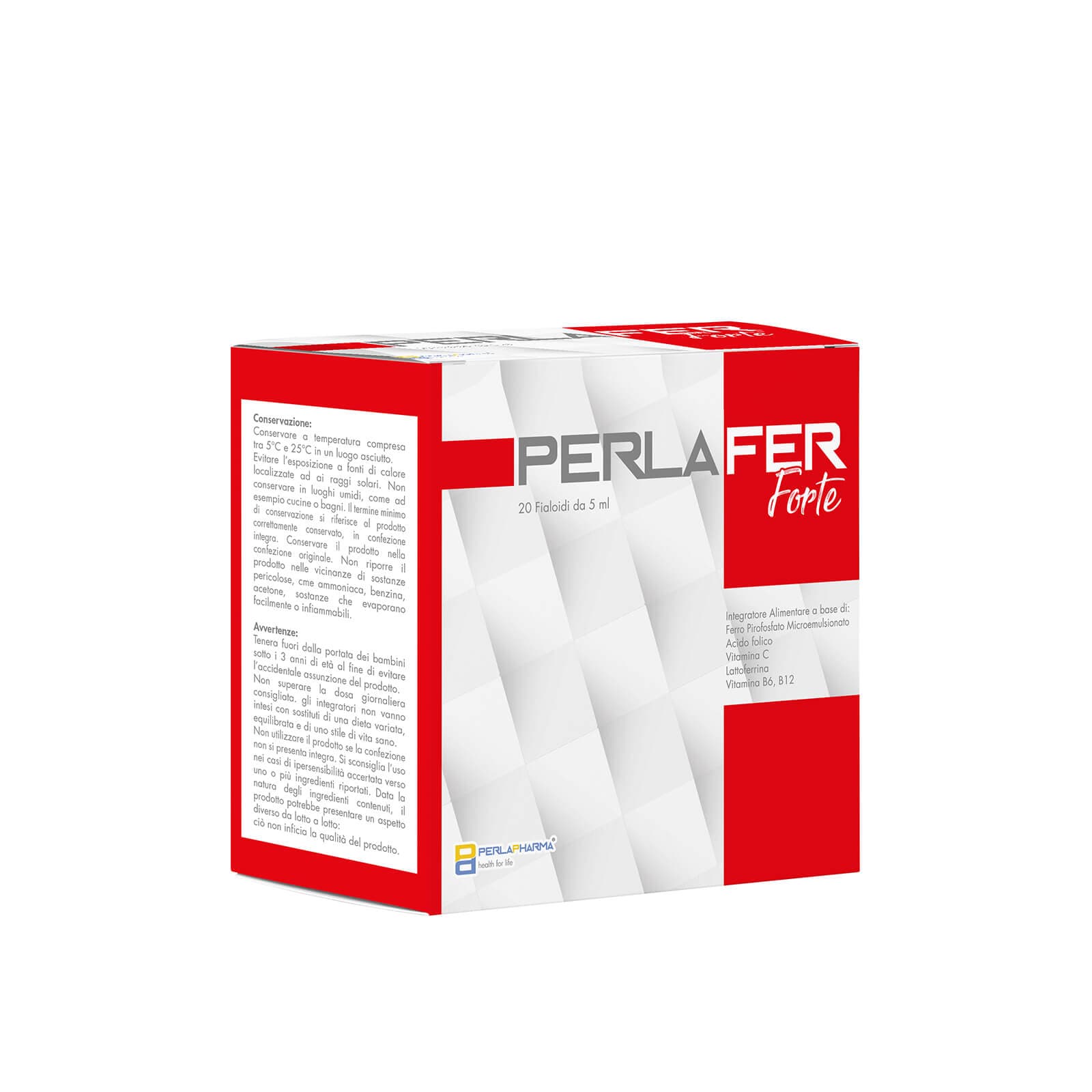 Perlafer Forte – 20 ampoules de 5 ml