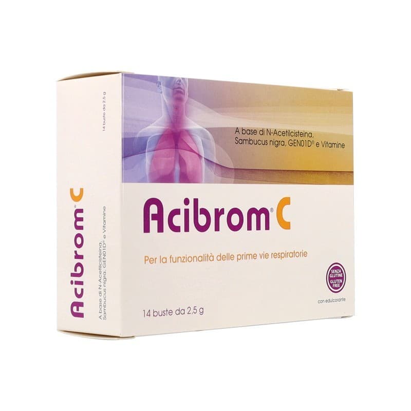 Acibrom C – 14 Sachets Complément Alimentaire avec Vitamine C