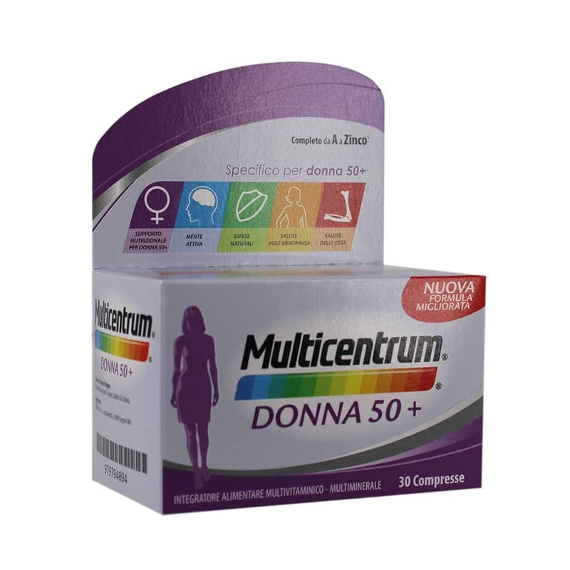 Multicentrum Donna 50+ – 30 comprimés