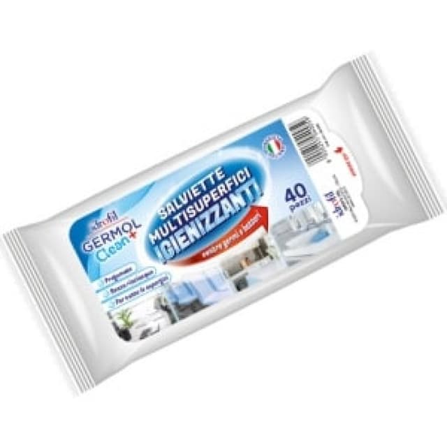 Lingettes Hygiène Surfaces – 40 lingettes nettoyantes