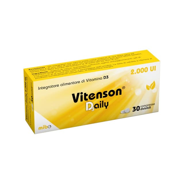 Vitamine D3 1.000 I.E. – 30 comprimés | Vitenson Daily D3 2000 UI