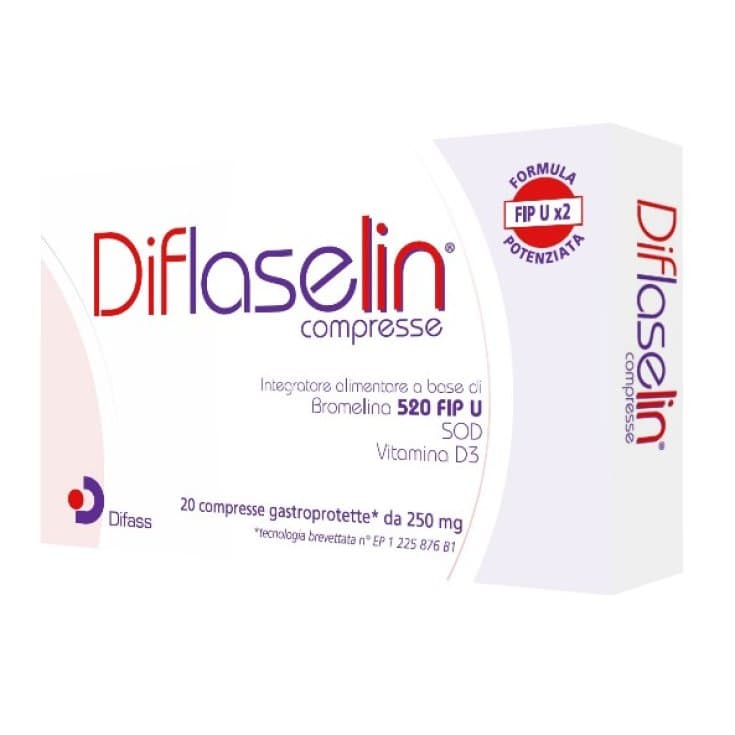 Broméline 103 mg + Vitamine D3 – 20 comprimés de 250 mg | Diflaselin