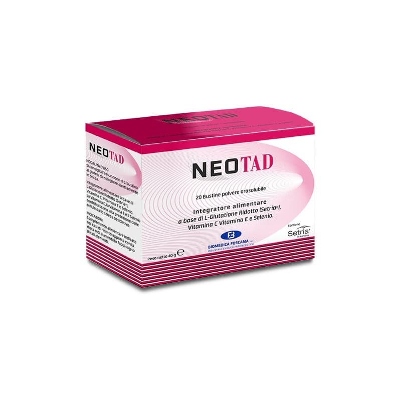 Glutathion 250 mg + Vitamine C – 20 Sachets | Neotad