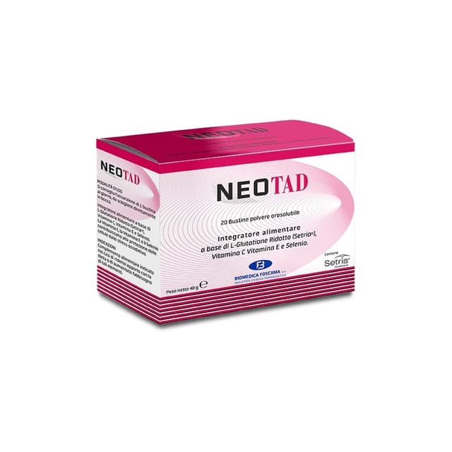 Glutathion 250 mg + Vitamine C – 20 Sachets | Neotad