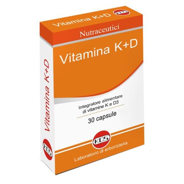 Vitamine D3 50 µg – 30 gélules | Vitamin K+D Vegetale Kos