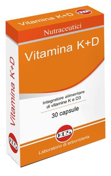 Vitamin K+D Vegetale Kos – 30 gélules
