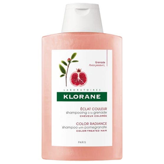 Klorane Shampoing Grenade – 200 ml pour cheveux colorés