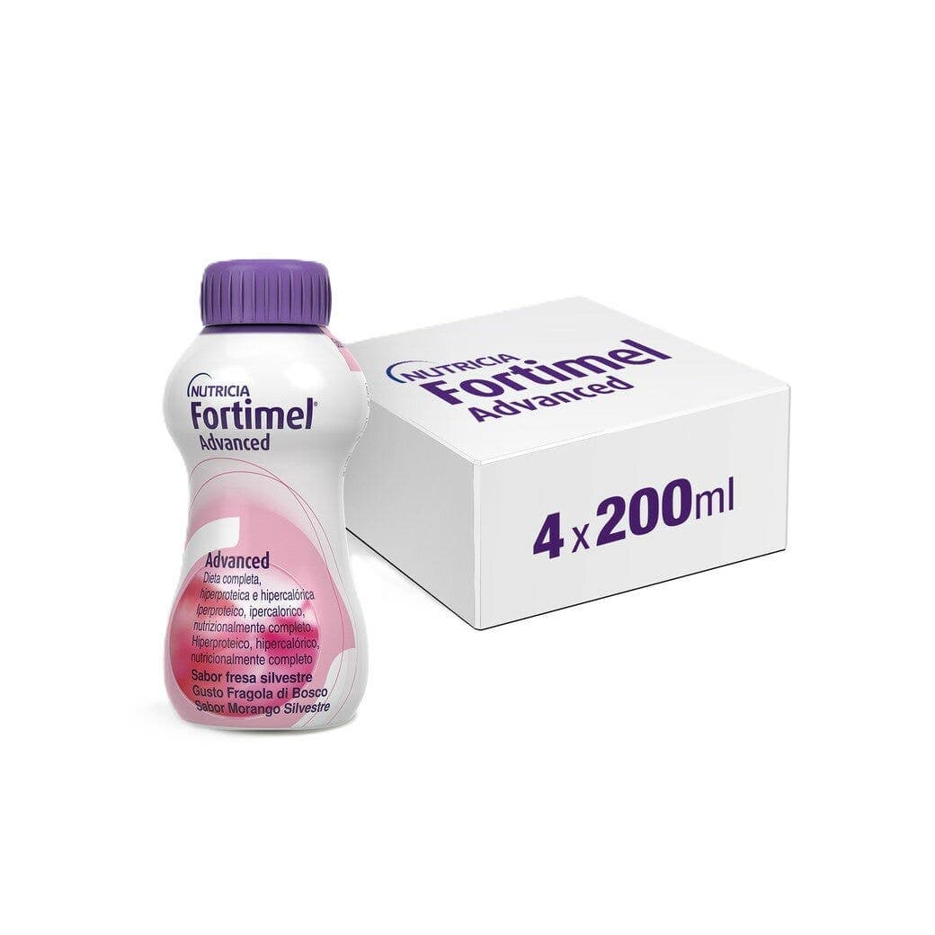 Fortimel Advanced Fraise – 4 x 200 ml boisson hyperprotéinée
