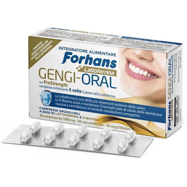 Forhans Lattoferrina Gengive – 30 Comprimés pour les gencives