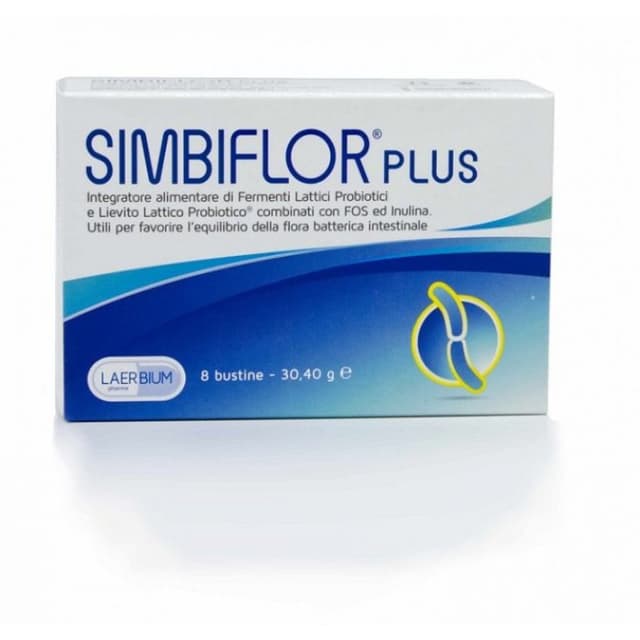 Inuline + Probiotiques (ferments lactiques) – 8 sachets | Simbiflor Plus