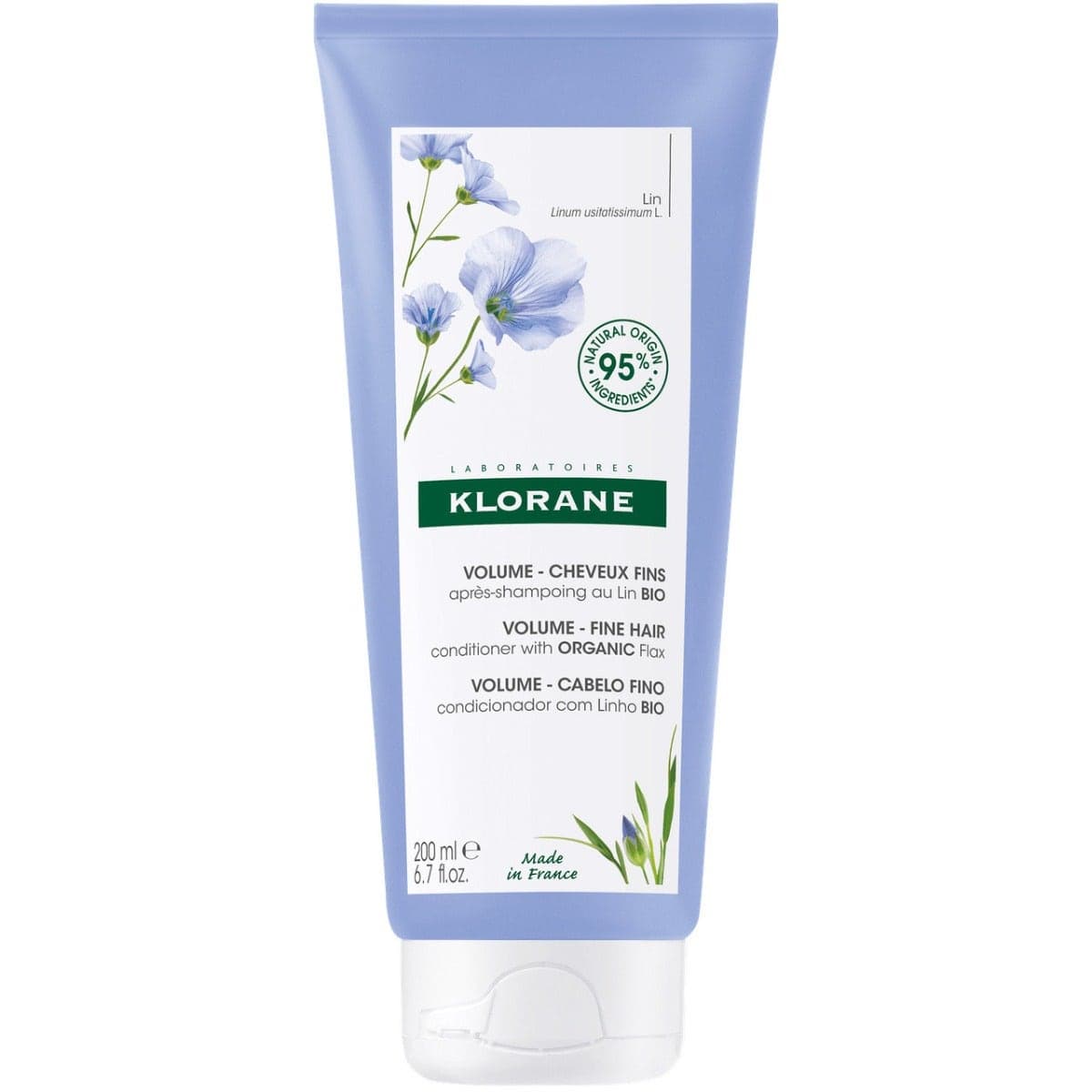 Klorane Baume Lin – 200 ml pour cheveux fins