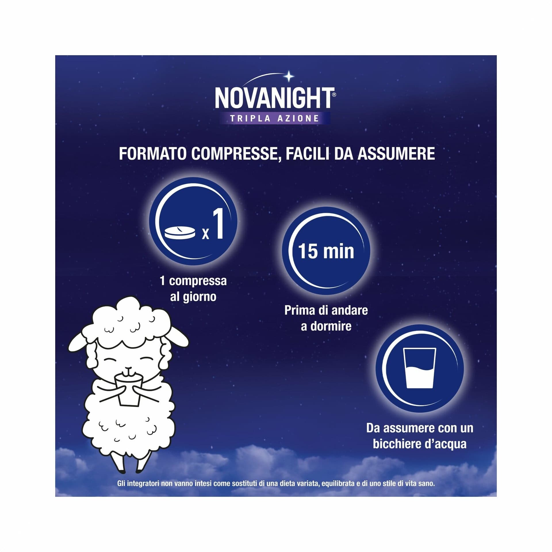 Passiflore + Mélisse – 60 comprimés | Novanight Bipacco