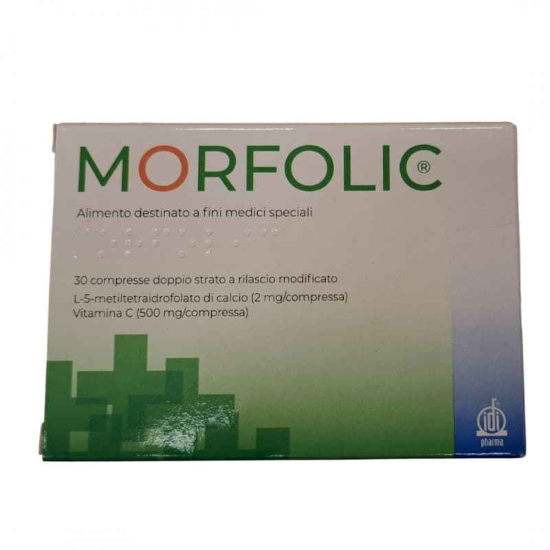 Vitamine C 500 mg + Acide folique – 30 comprimés | Morfolic