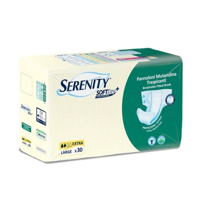 Serenity Soft Dry Extra Culotte Taille L – 30 pièces