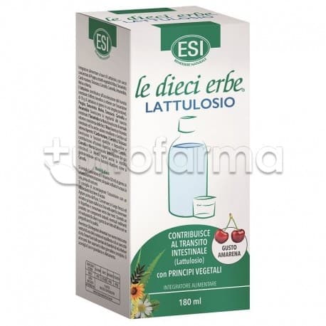 ESI Les Dix Herbes avec Lactulose – Sirop à Base de 10 Plantes
