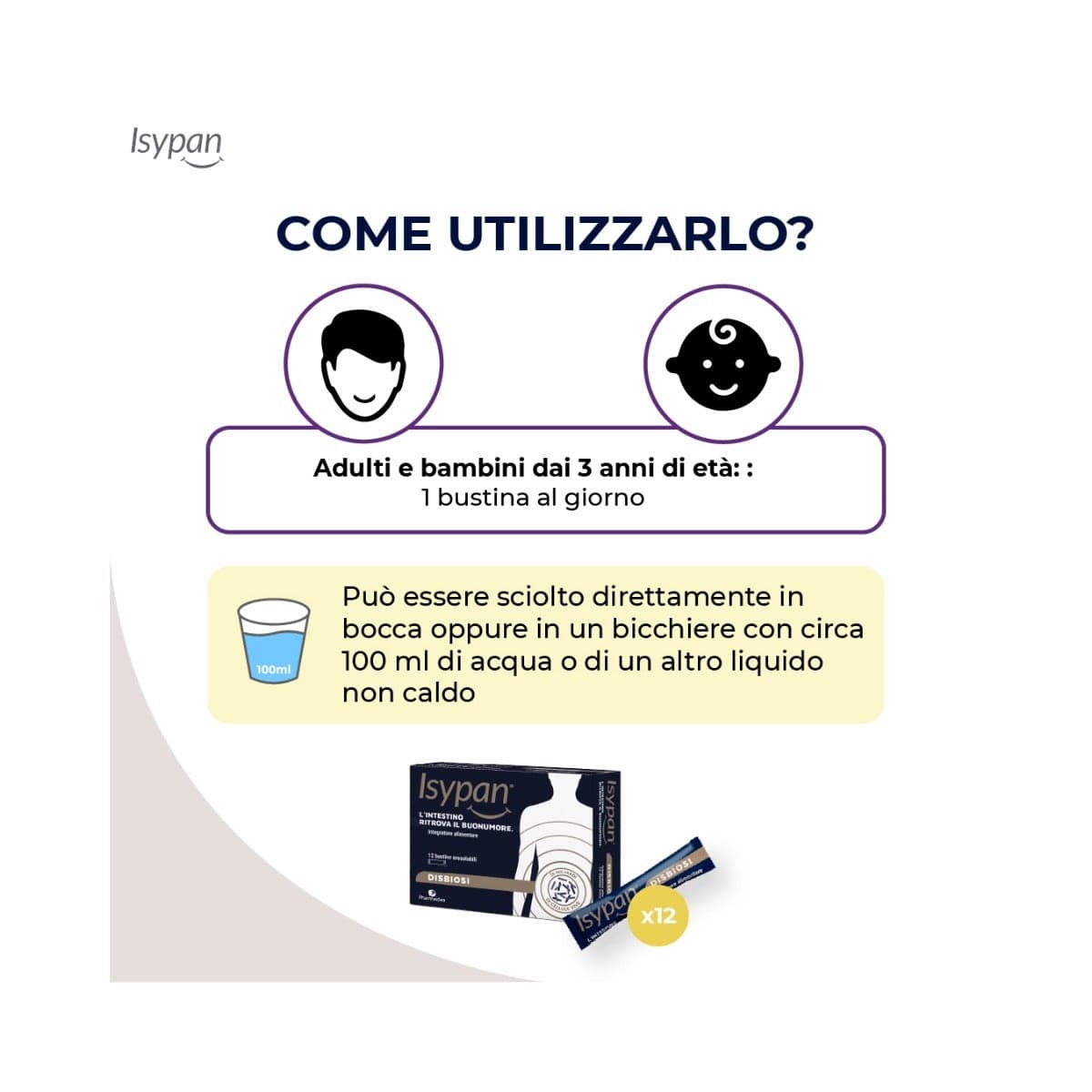 Isypan Disbiosi – 12 sachets granulés