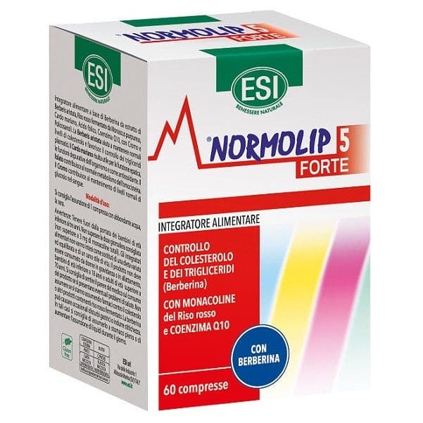 Levure de riz rouge – 60 comprimés | ESI Normolip 5 Forte