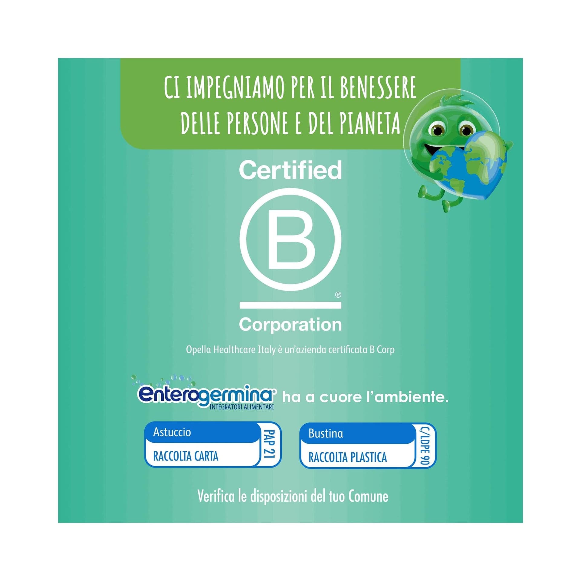 Probiotiques (ferments lactiques) – 20 sachets | Enterogermina Intestinale Pigro