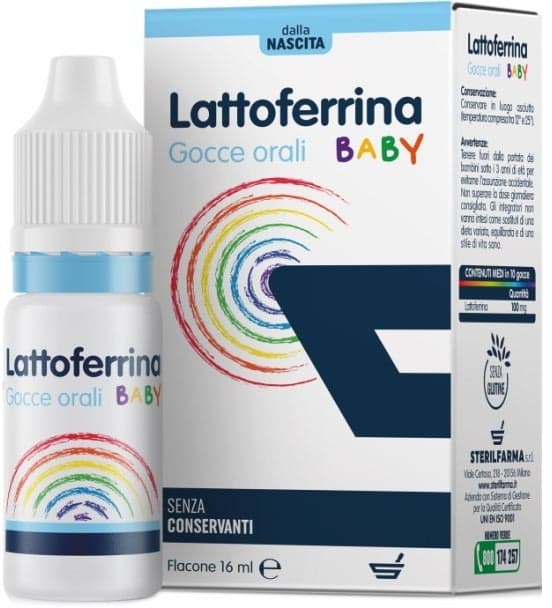 Lattoferrina Baby Gouttes – 16 ml