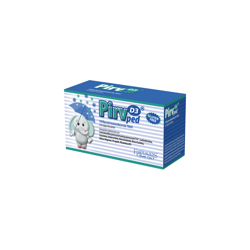 Lactoferrine + Propolis + Vitamine D3 – 10 flacons | Pirv D3 Ped